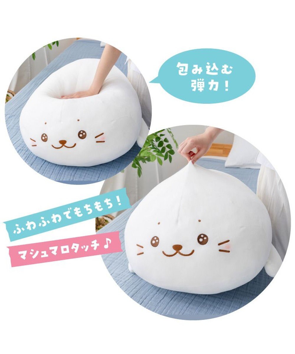 Mother garden しろたん 公式 うるうるふわもち抱き枕 85cm 記念ステッカープレゼント ネット店限定 