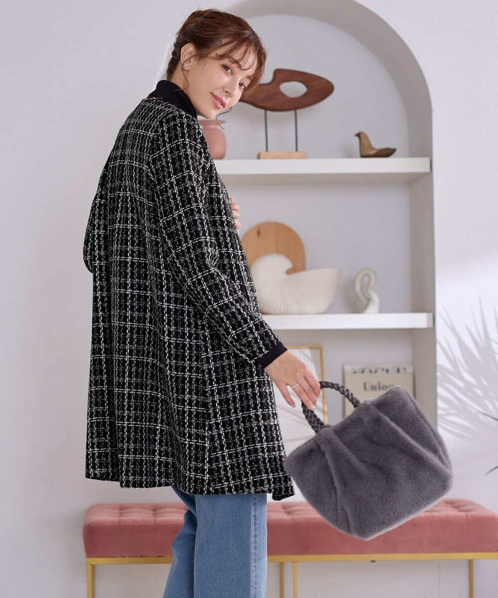 Tiaclasse L ツイードコート 