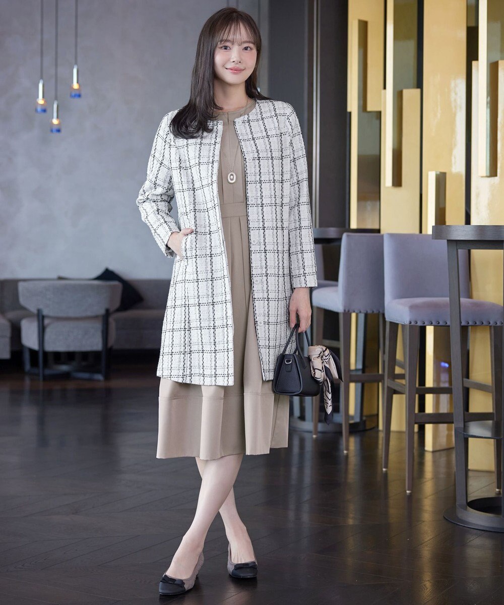 Tiaclasse L ツイードコート 