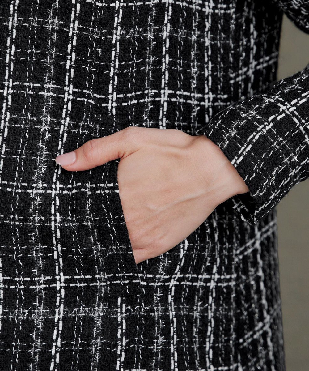 Tiaclasse L ツイードコート 