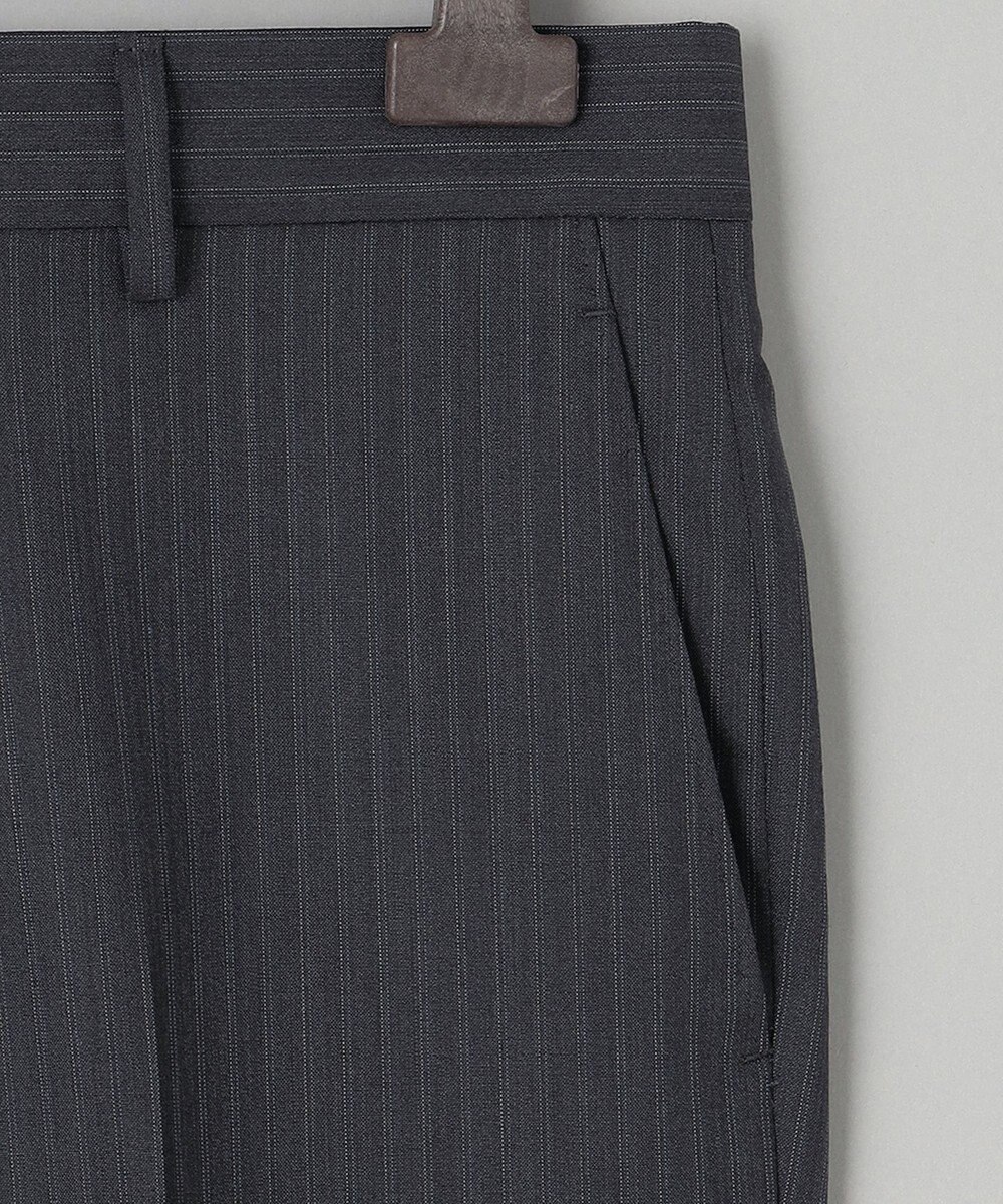 GOTAIRIKU 【御幸毛織】Superio160 ウールモヘヤシルクカシミヤ　スーツ（グレーストライプ） 