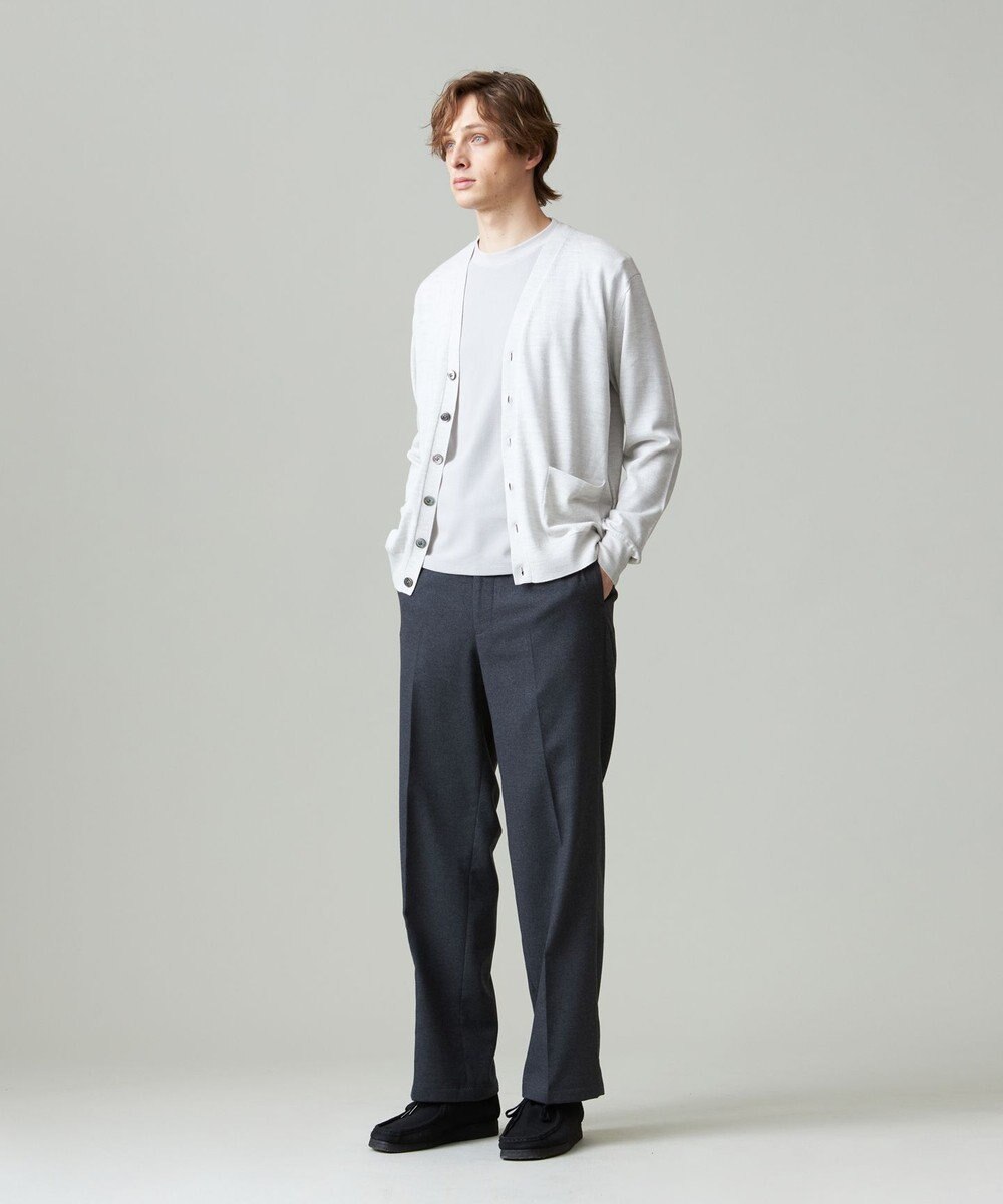 J.PRESS MEN カシミヤタッチワイド イージーパンツ 