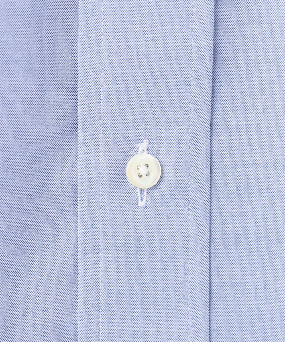 J.PRESS MEN 【PREMIUM PLEATS / 形態安定】ピンオックス 半袖シャツ / B.D. 