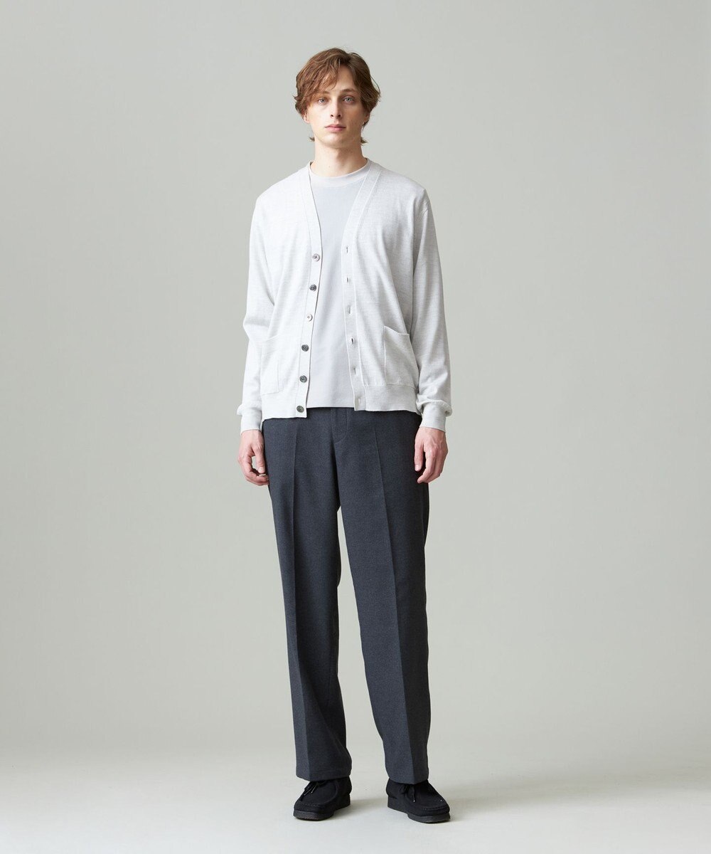J.PRESS MEN カシミヤタッチワイド イージーパンツ 