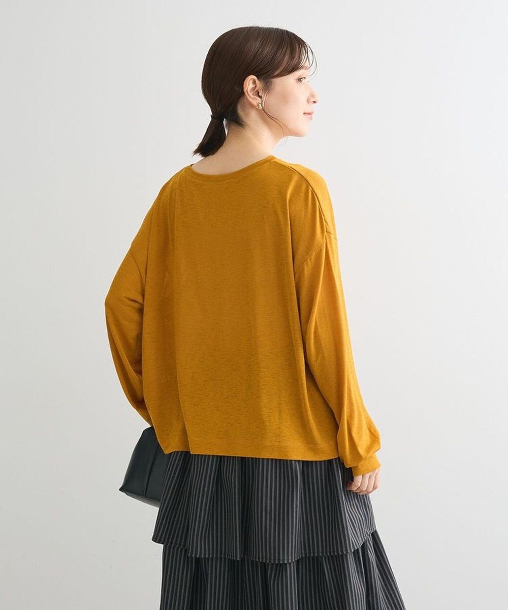 Green Parks シアーロゴ長袖プルオーバー 