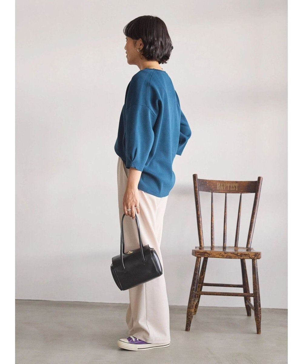 AMERICAN HOLIC ５分袖タックスリーブニットプルオーバー 