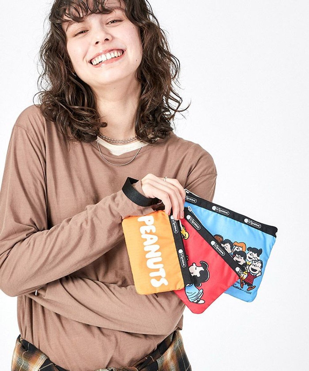 LeSportsac WRISTLET POUCH SET/ピーナッツギャング3ポーチセット ピーナッツギャング3ポーチセット