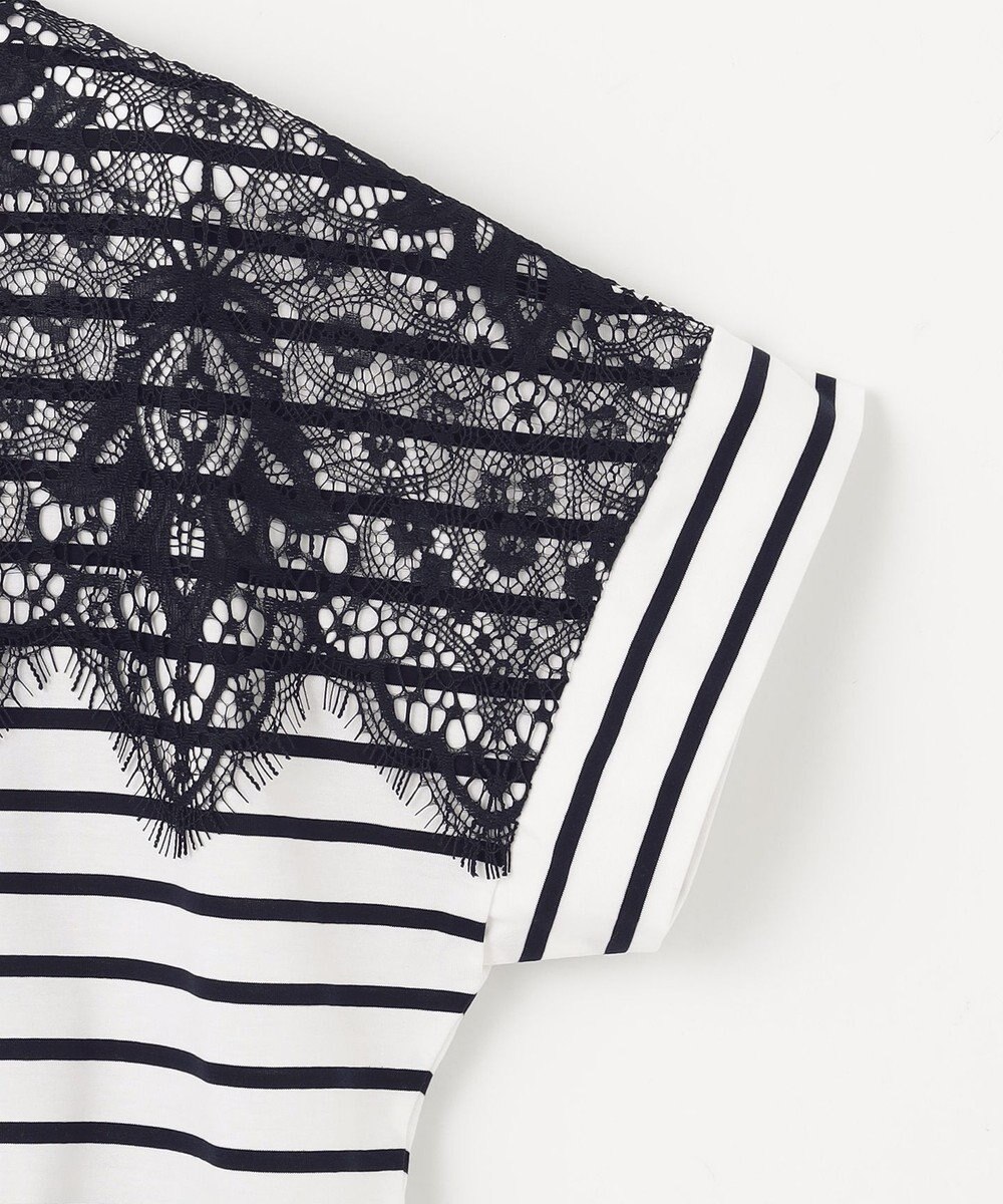 自由区 【洗える】レース Tシャツ 