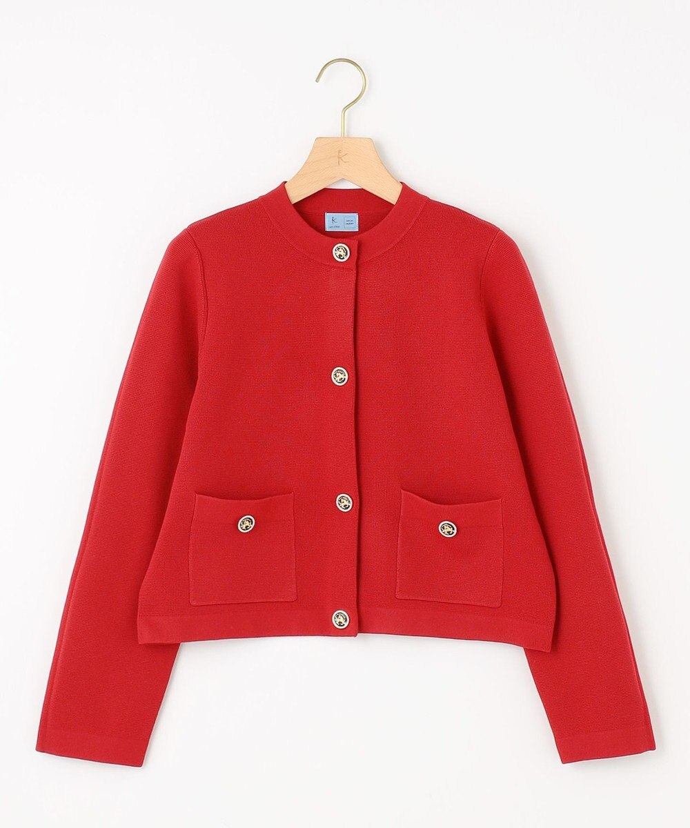 組曲 【組曲×setsuko sagittaire】サジテール釦ニットジャケット 