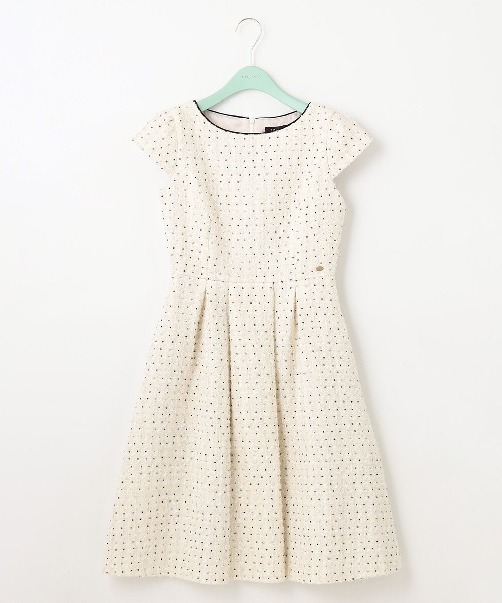 TOCCA CHIFFON TWEED ドレス 