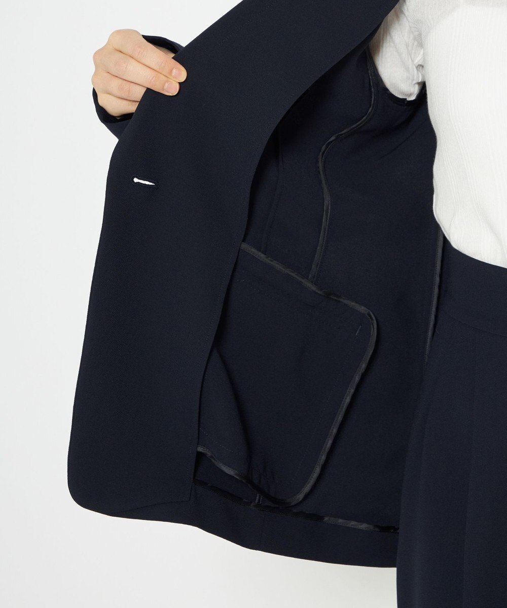 uncrave 【防シワ・洗濯機洗い可】ウォッシャブル ダブルクロス ジャケット 