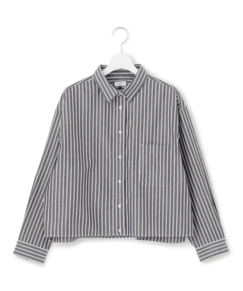 J.PRESS YORK STREET 【WOMEN】コットンタイプライター ショートシャツ 