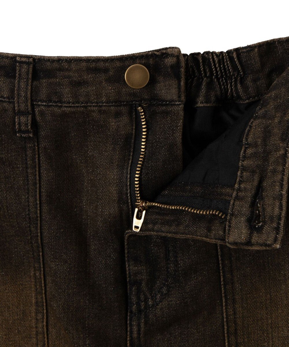 WEGO ヴィンテージウォッシュサス付スカパン 