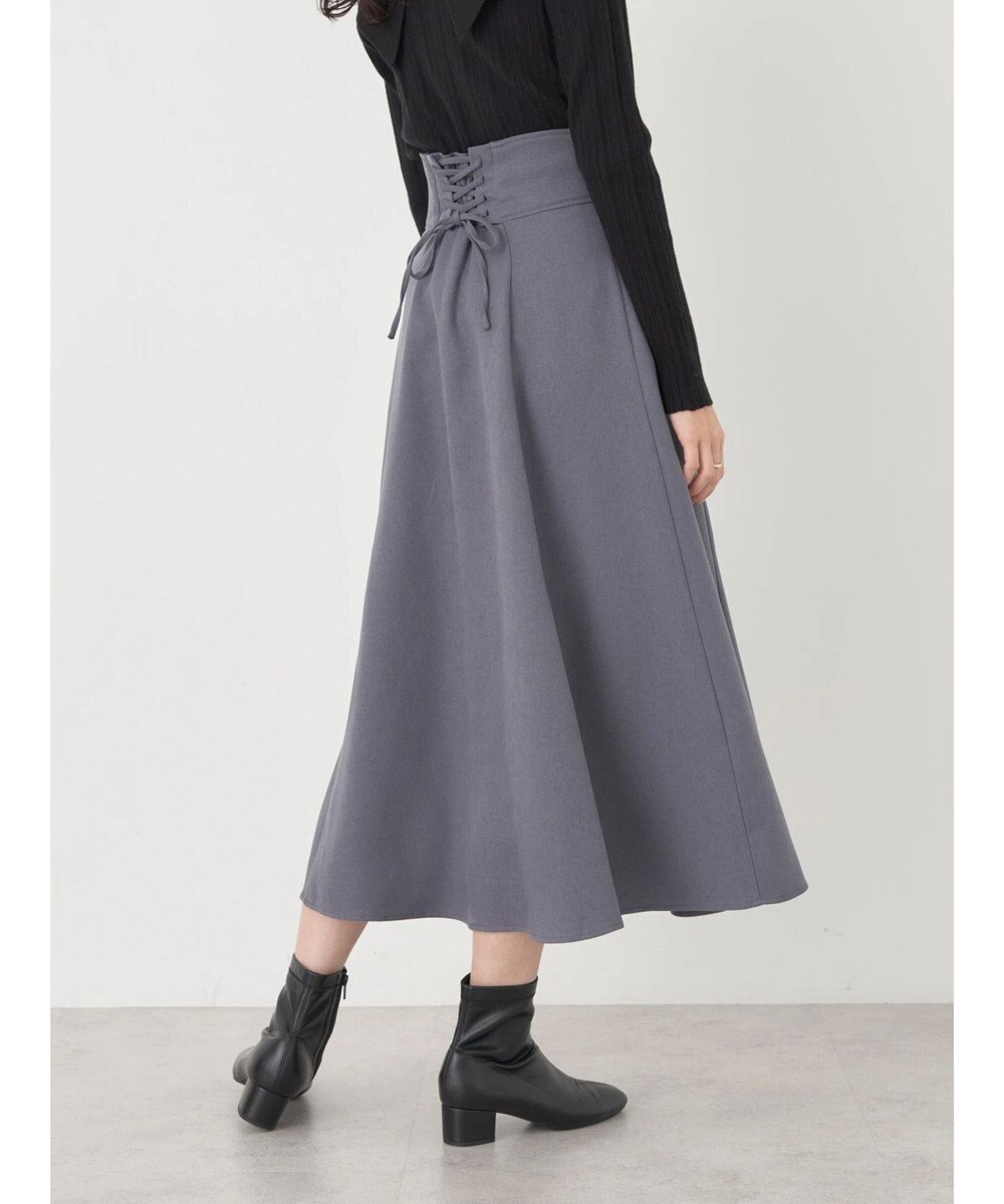 earth music&ecology バックレースアップスカート 