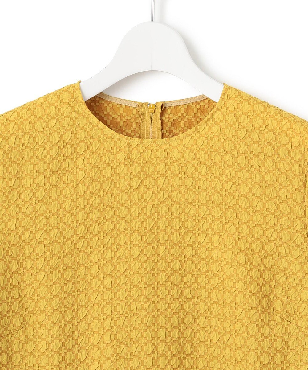 23区 S 【一部店舗限定/洗える】プレザンスジャカード ペプラム ブラウス 