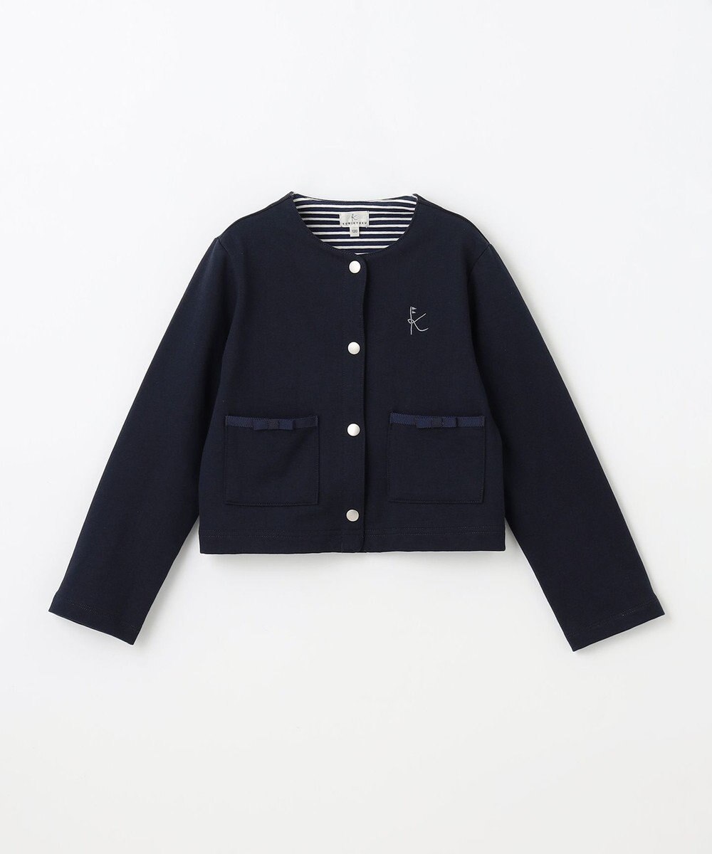 組曲 KIDS 【110-140㎝】スナップボタン カーディガン 