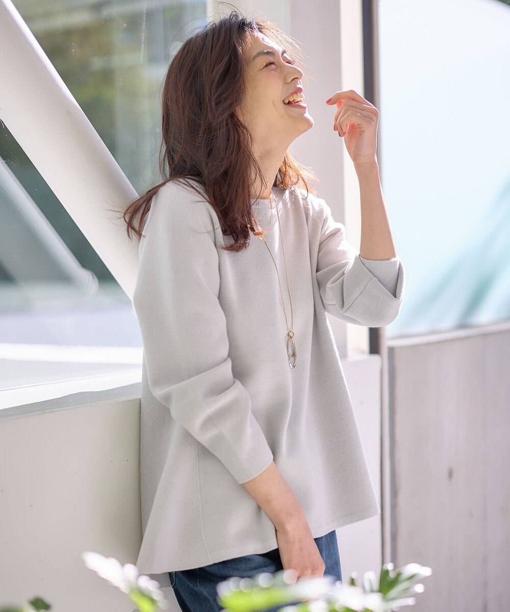 ANY ミラノリブチュニック丈ニット 