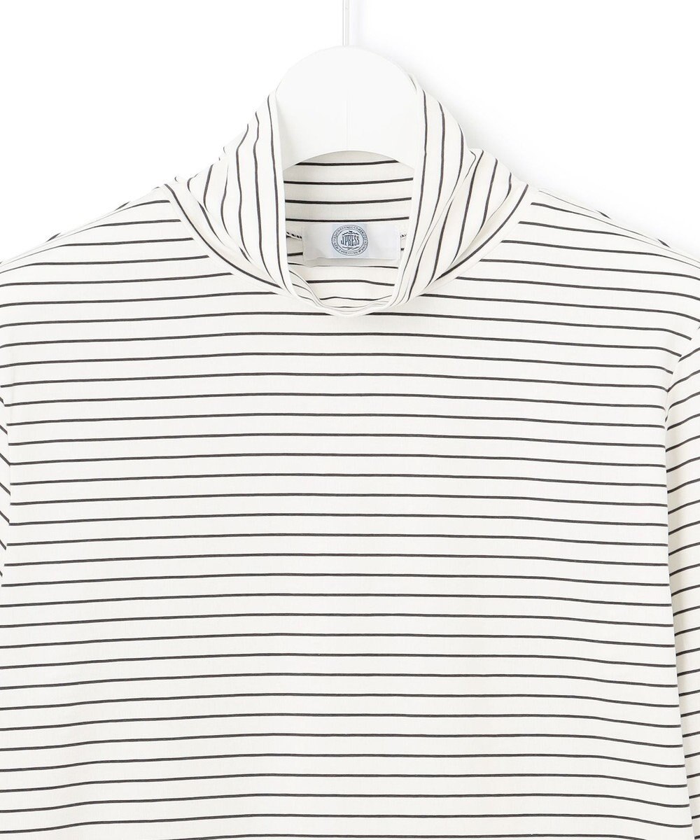 J.PRESS LADIES タートルジャージー ボーダー カットソー 