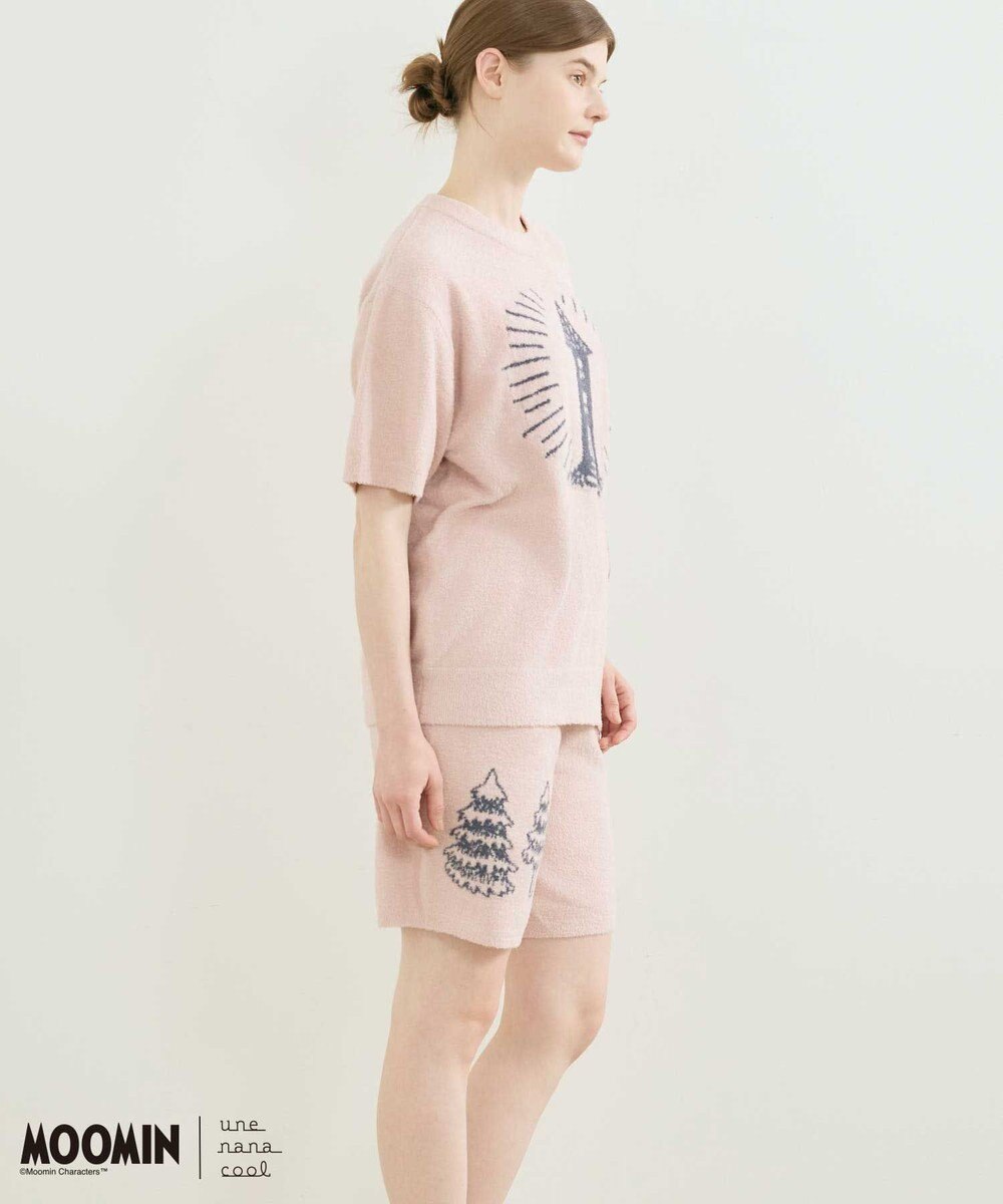 une nana cool 【ムーミン】なめらかふわふわプルオーバー&ハーフパンツセット 