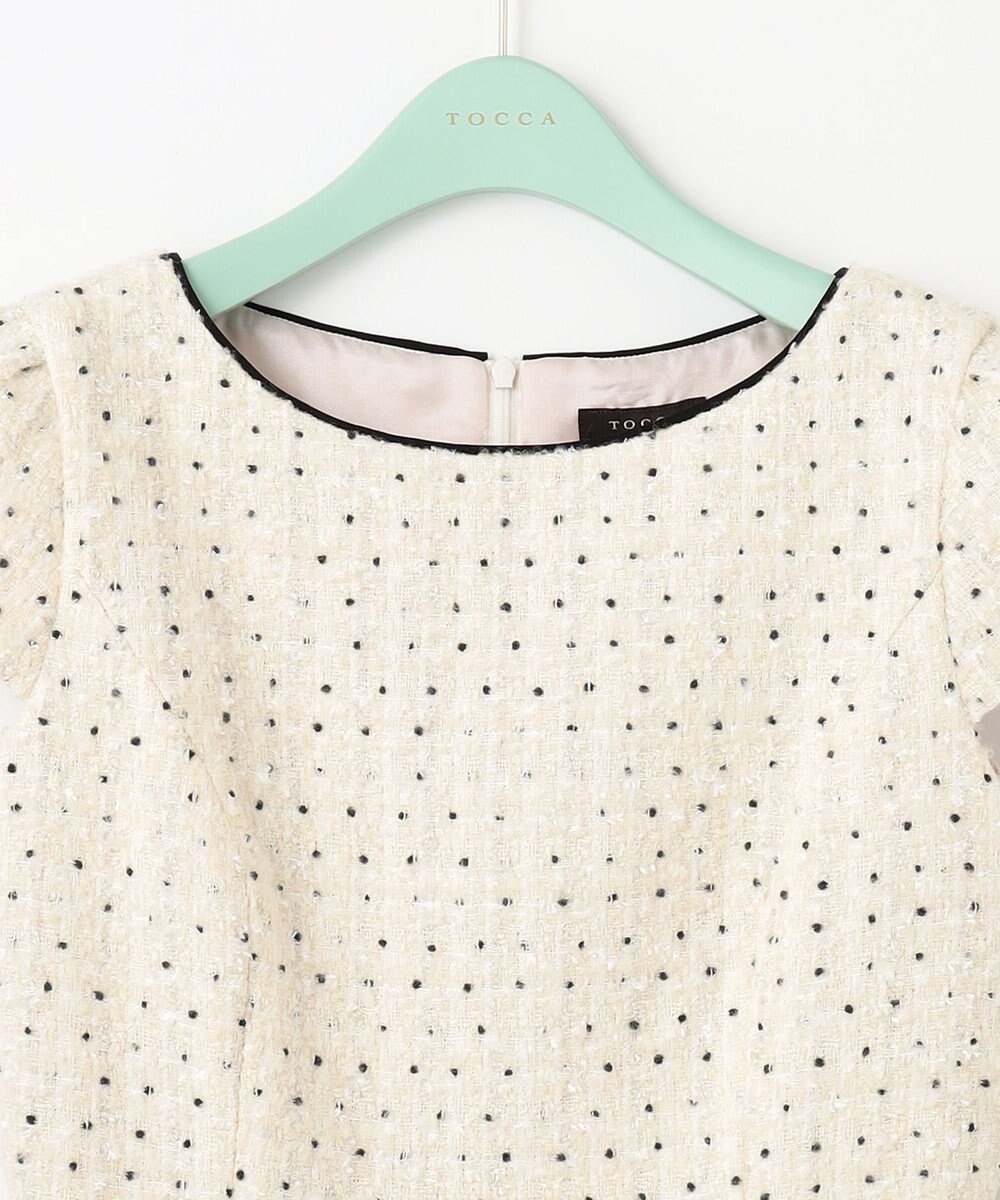TOCCA CHIFFON TWEED ドレス 