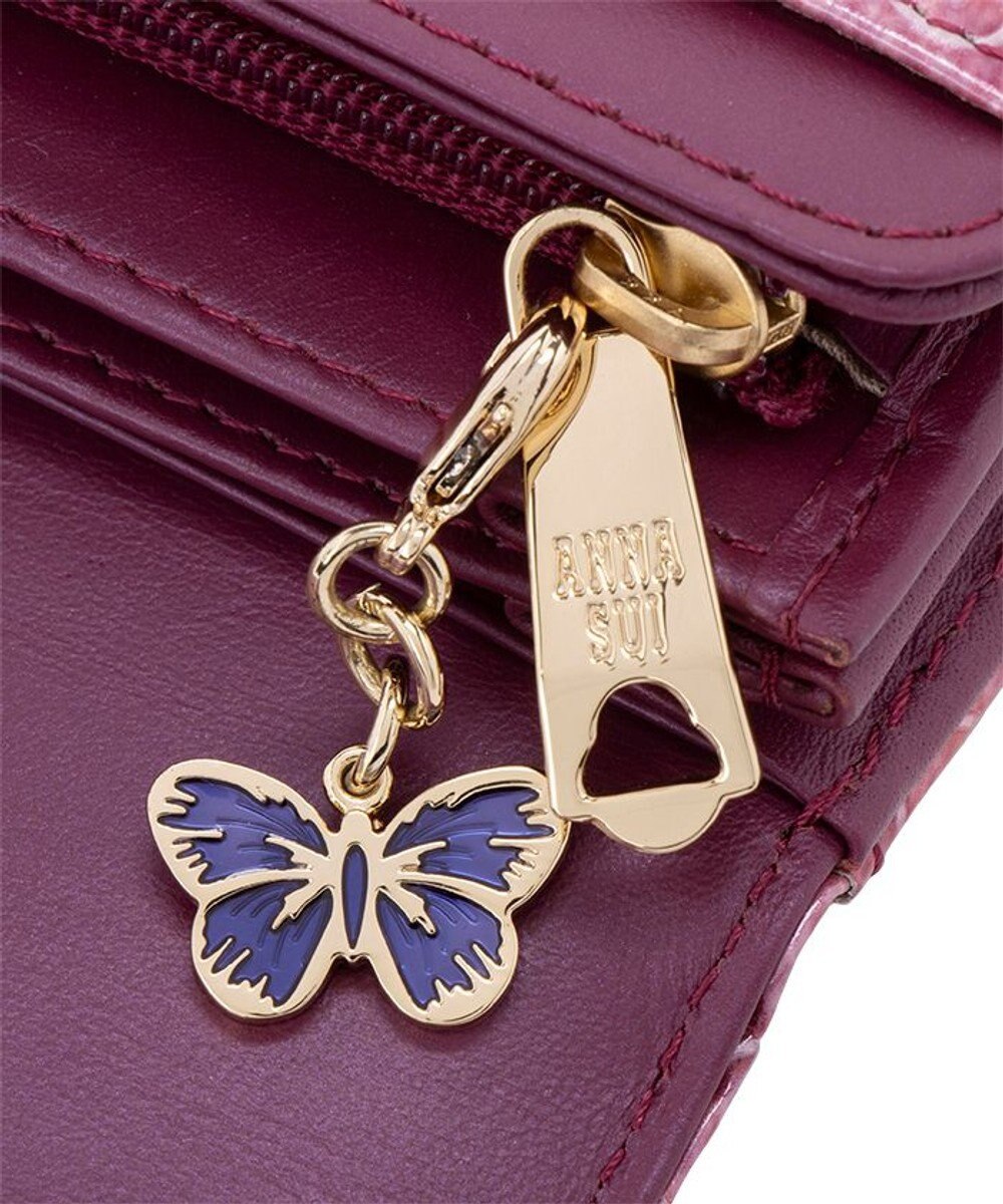 ANNA SUI ローズハート フラップ長財布 