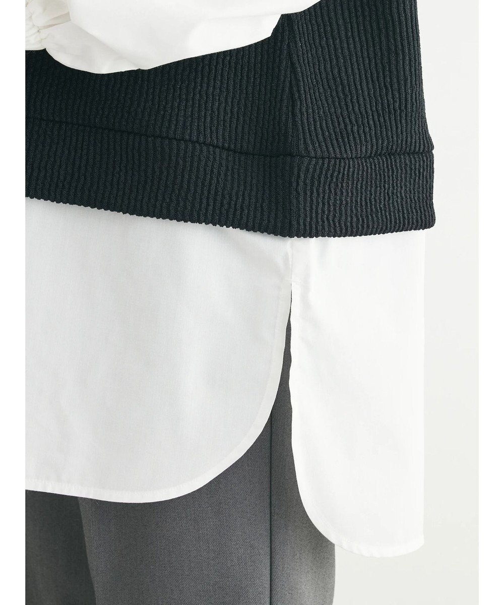 Green Parks ニットソードッキングチュニック 