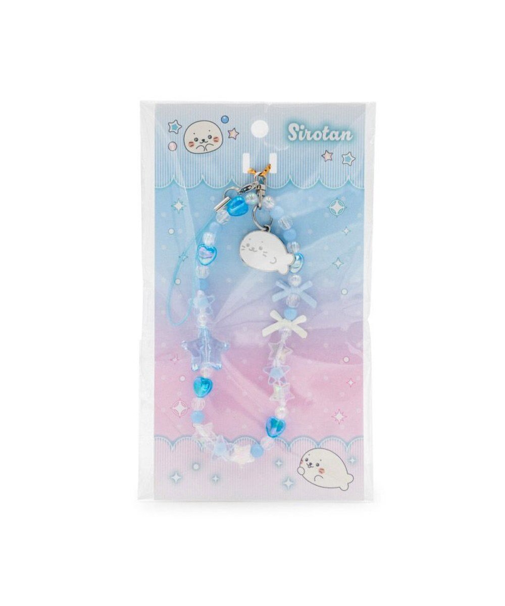 Mother garden しろたん ビーズストラップ 《水色》 単品 