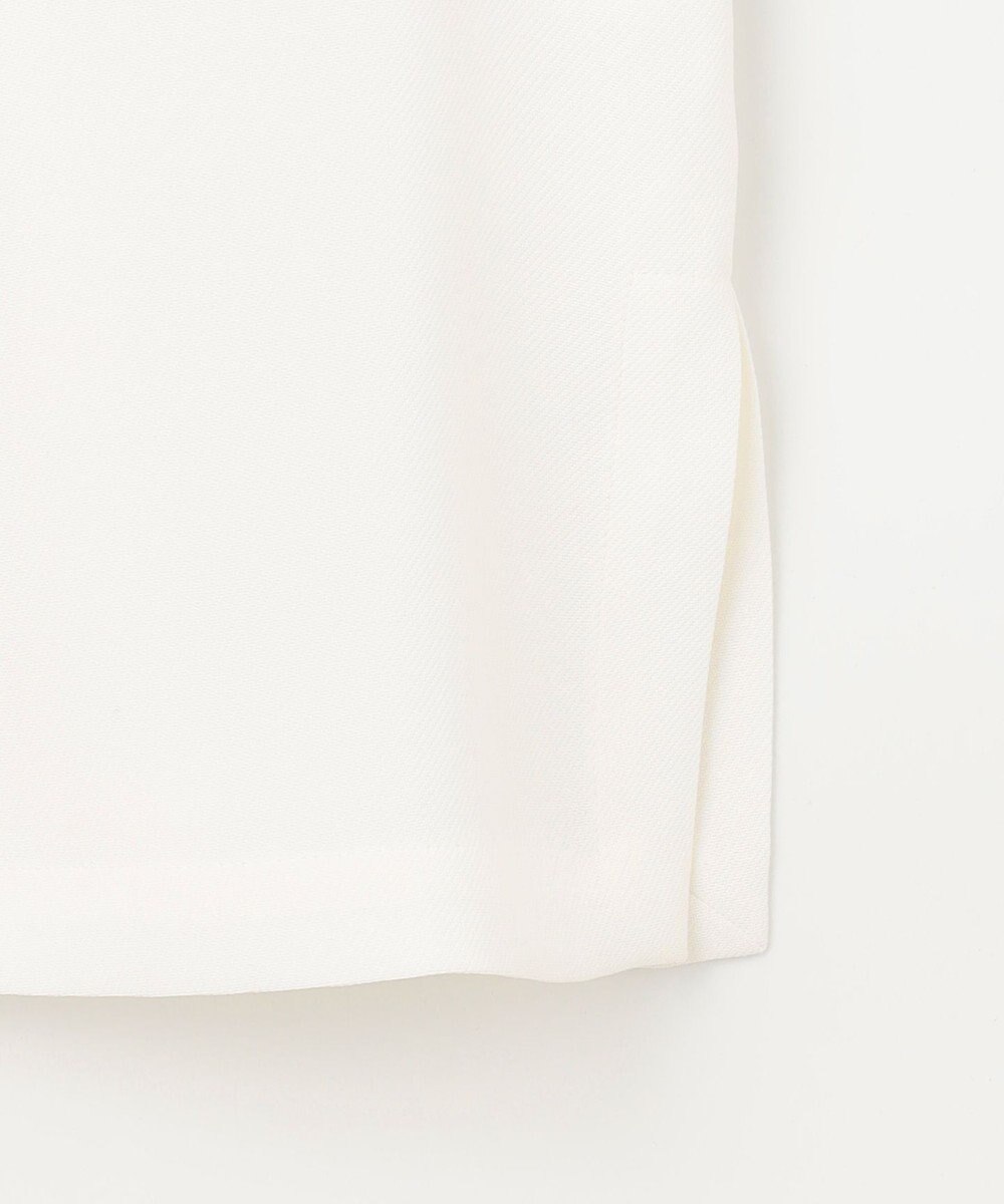 #Newans 【洗濯機可能/シワになりにくい】〈肩幅・二の腕が華奢見えする〉パフスリーブバイカラーブラウス 