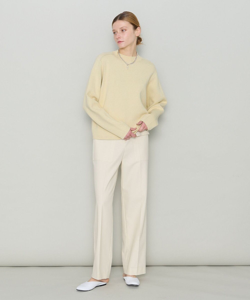 JOSEPH 【洗える】オーガニックツイル　ワイドトラウザーズ 