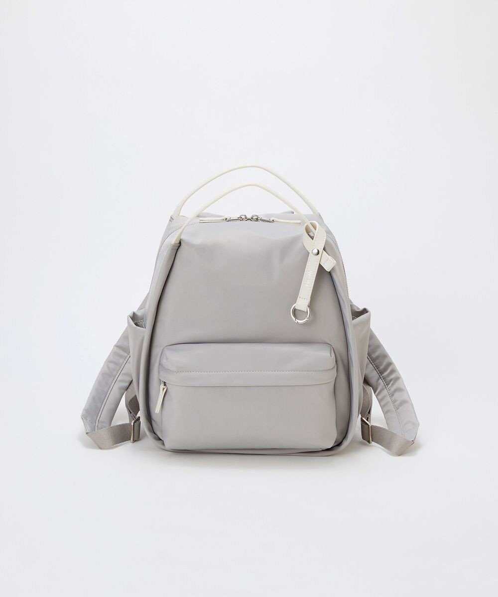 TOPKAPI 【Breath TOPKAPI】【撥水】ツヤ ナイロン レザーハンドル ミニ リュック 