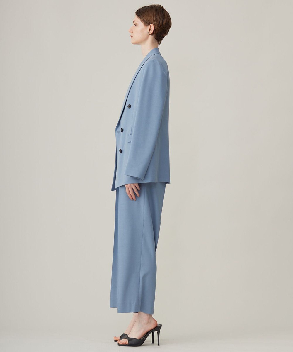 ICB L ウール2WAYストレッチ ダブルブレストジャケット 