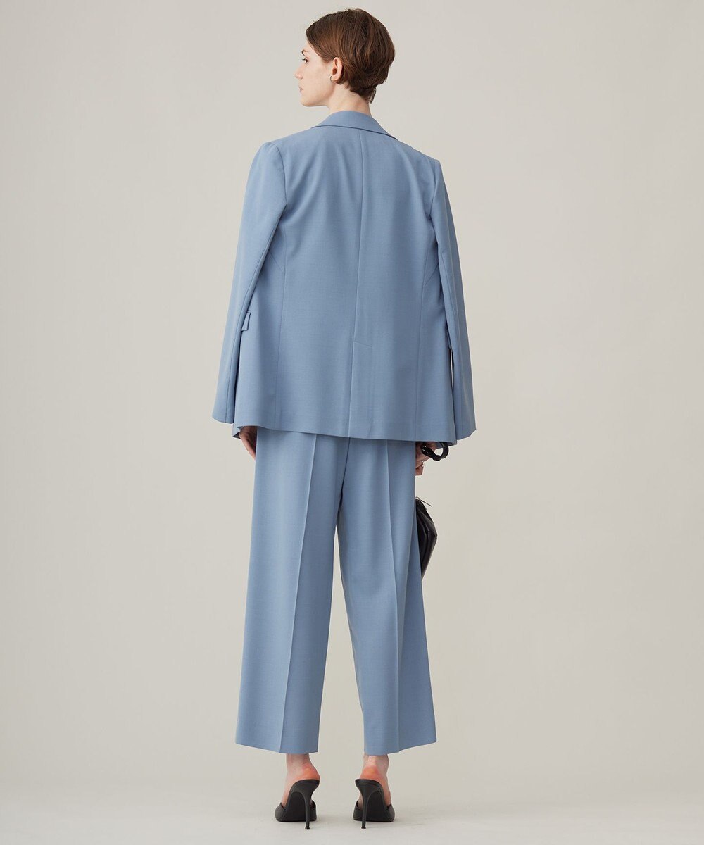 ICB L ウール2WAYストレッチ ダブルブレストジャケット 