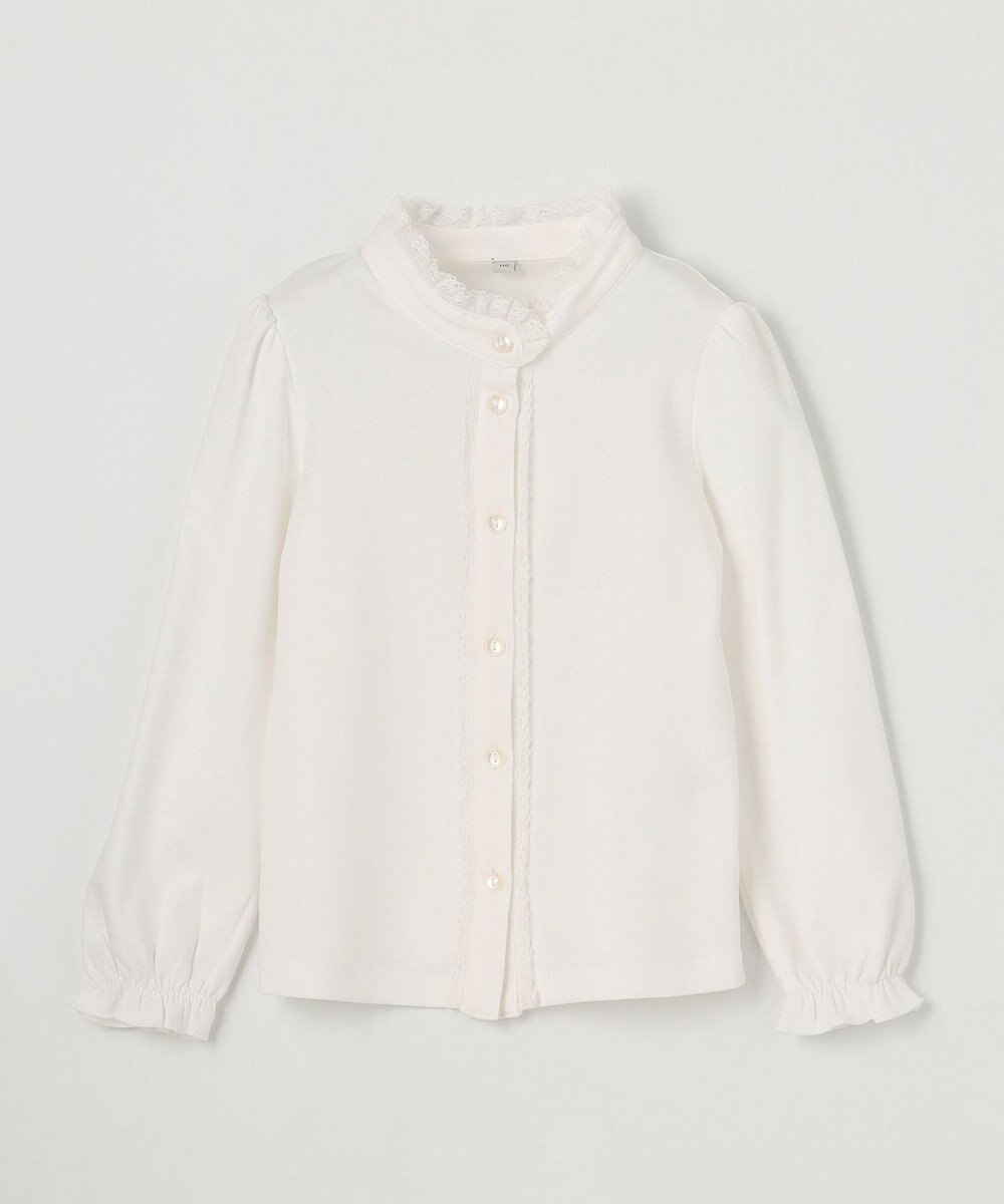 ANY KIDS スタンドカラー インナー ブラウス 