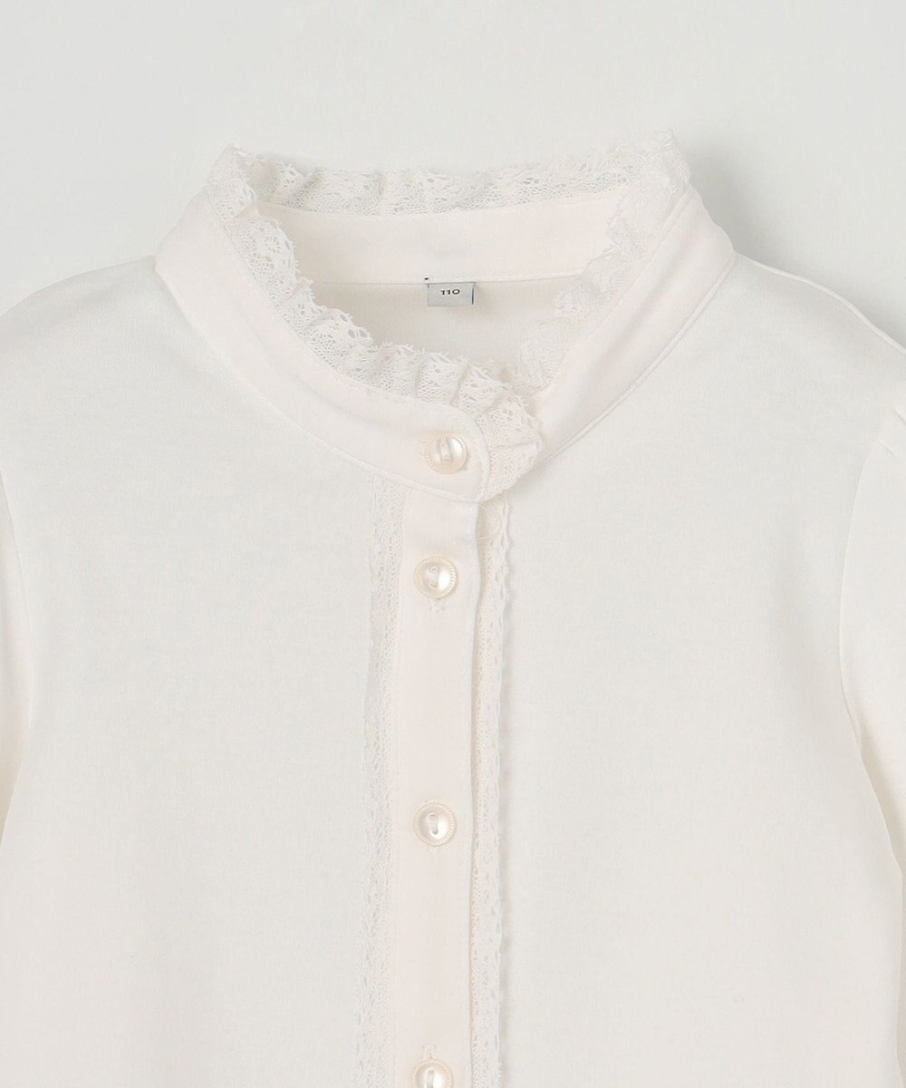 ANY KIDS スタンドカラー インナー ブラウス 