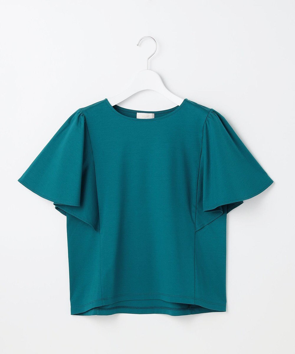 ANY SIS S 【シルクタッチさら魅せTシャツ】袖フレア プルオーバー 
