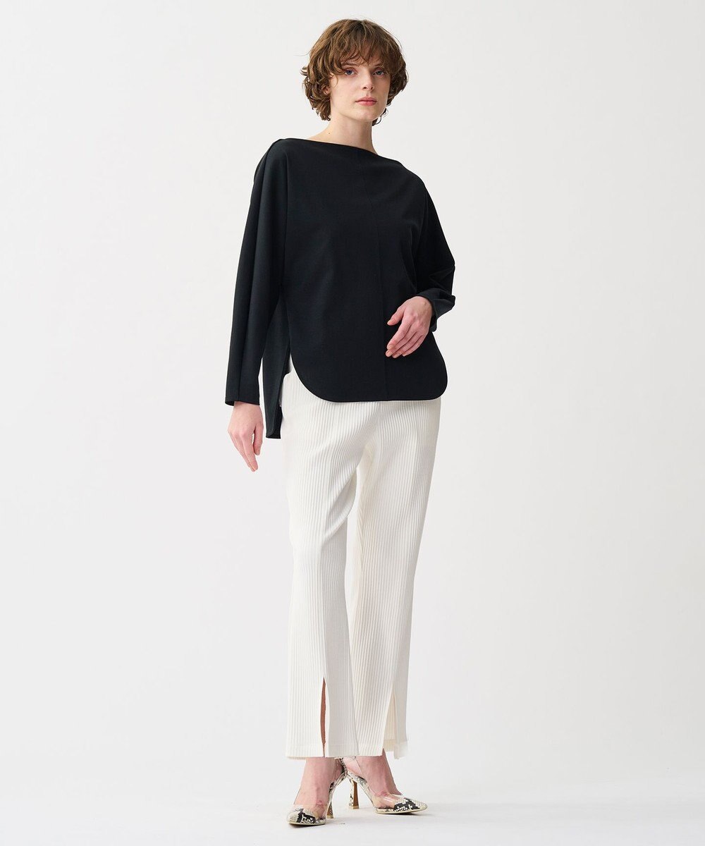 uncrave ダブルフェイスジャージー ドルマンスリーブトップス 