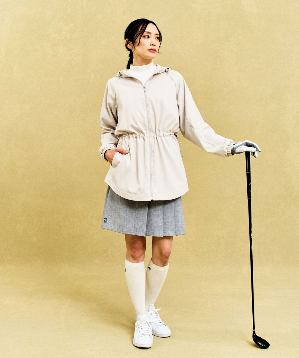 23区GOLF 【WOMEN】ベルト付き プリーツスカート 