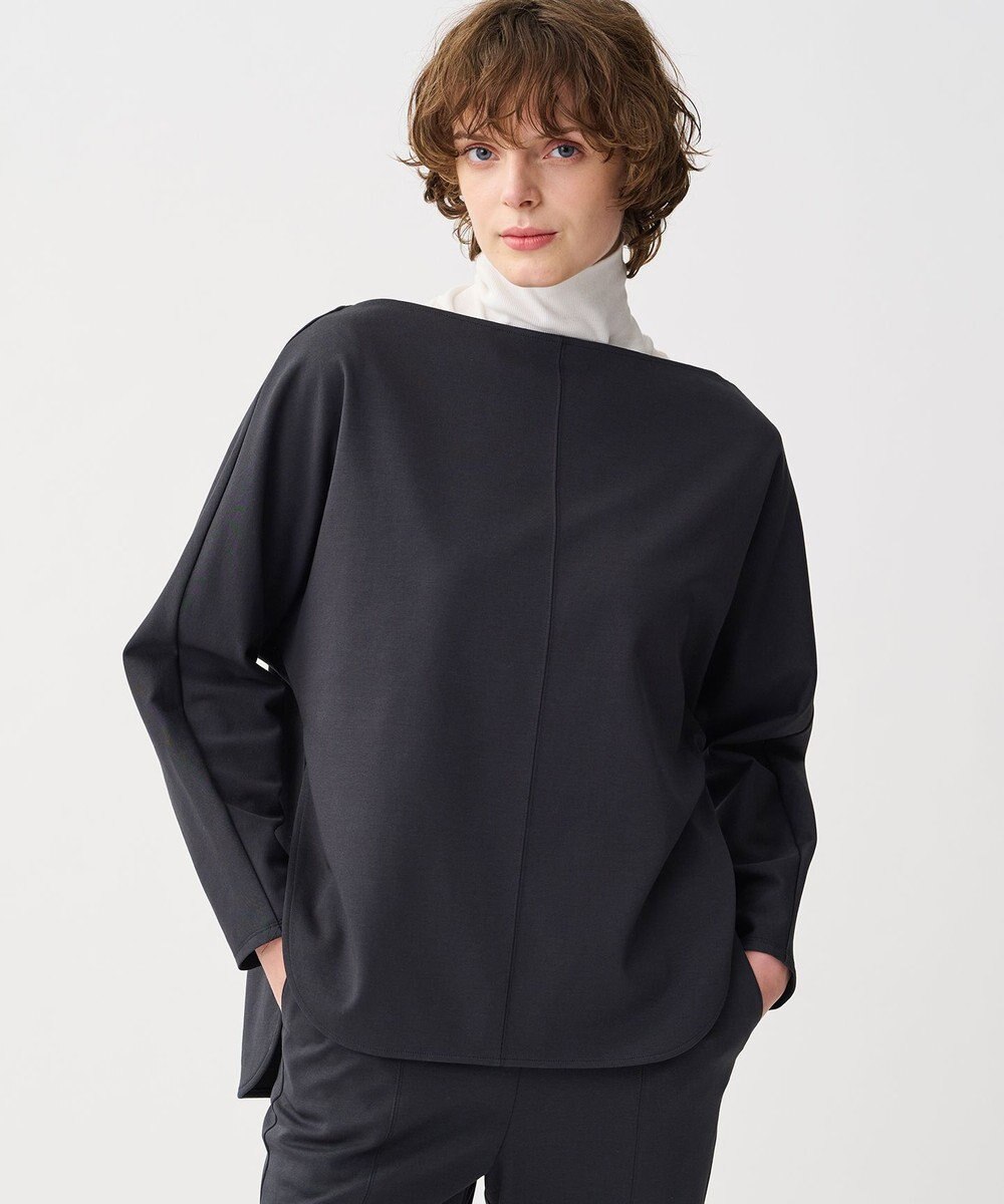 uncrave ダブルフェイスジャージー ドルマンスリーブトップス 