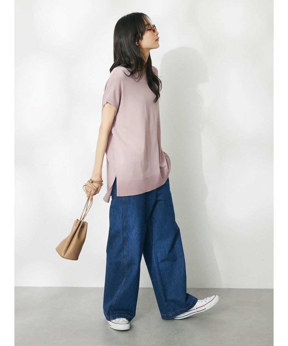 CRAFT STANDARD BOUTIQUE ＵＶカット接触冷感半袖ニットチュニック 