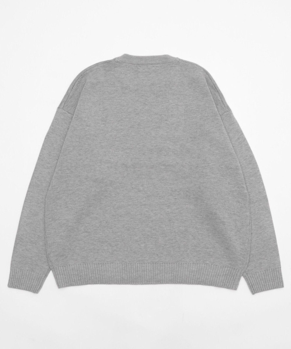 WEGO 【ユニセックス着用ITEM/SMLサイズ展開】ジャガードグラフィックプルオーバー 