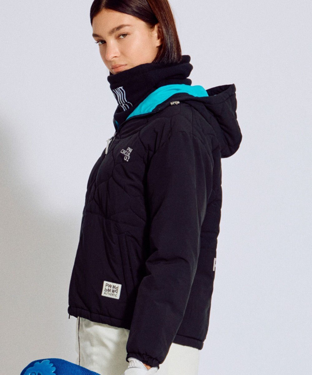 PW CIRCULUS 【撥水加工 / ストレッチ】【WOMEN】キルティング中綿ブルゾン ゴルフウェア レディース 