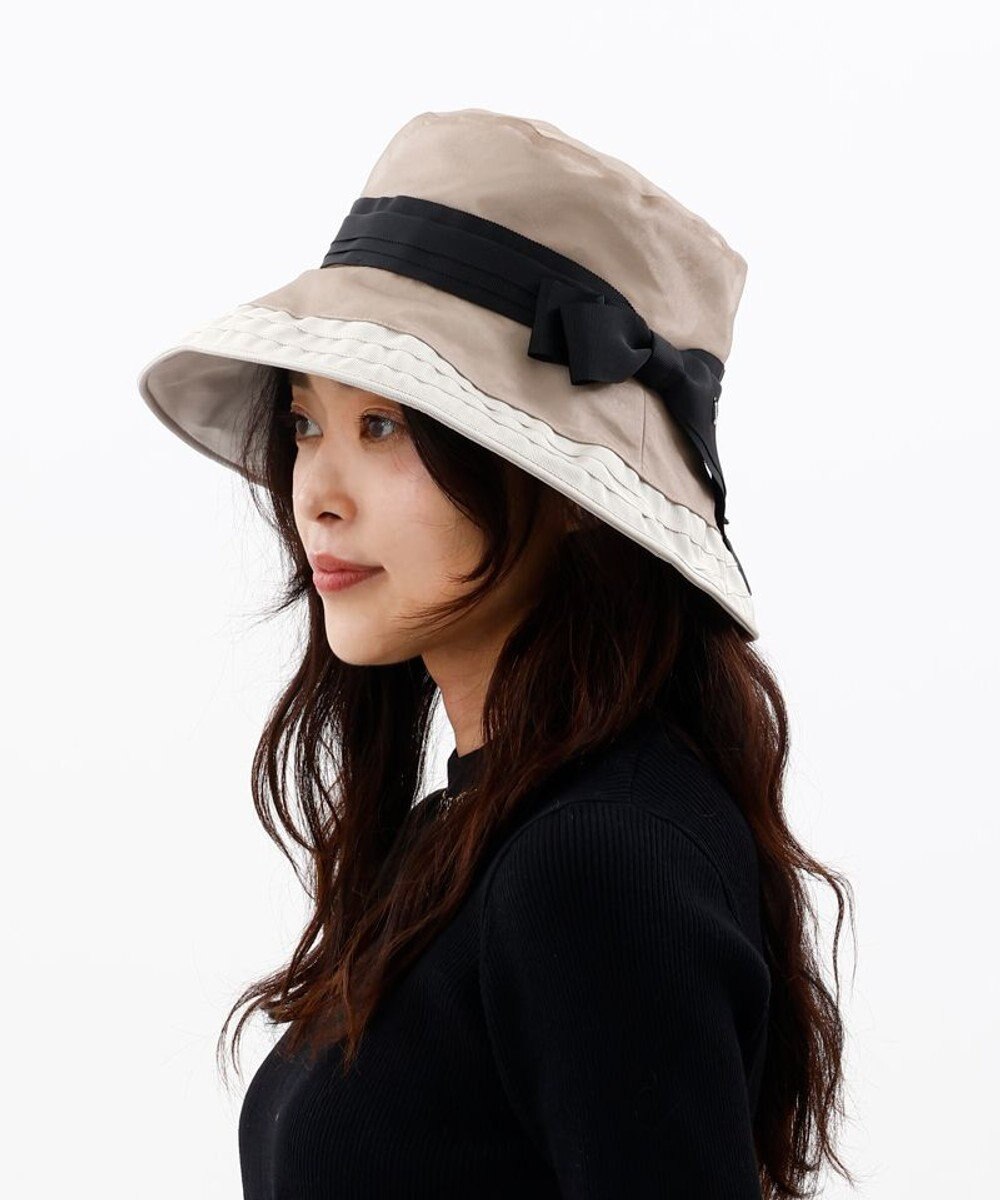 AURORA 【 LANVIN en Bleu （ランバン オン ブルー）】オーガンジーｘグログランクロッシェハット 