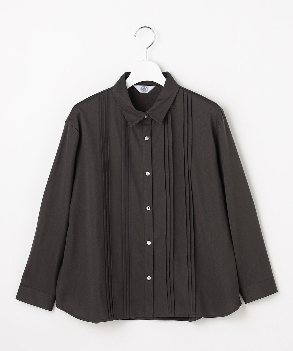 J.PRESS LADIES コンパクトトリコット シャツライク カットソー 