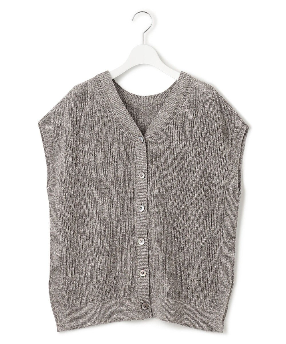 23区 L 【前後着用可能】ピュアリネン 2WAY ニット 