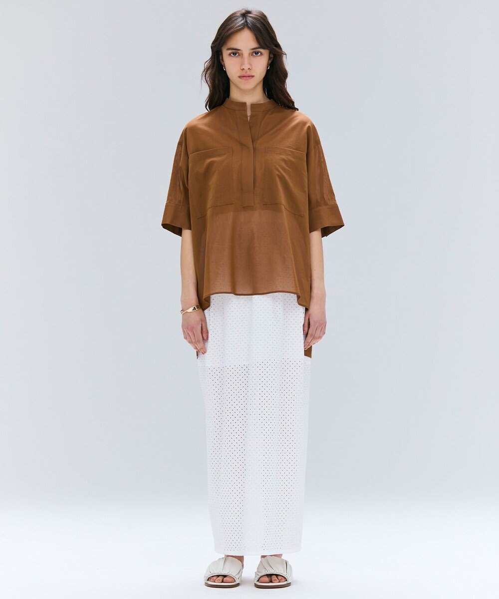 BEIGE， 【洗える】PICCOLO / パンチングドットIラインスカート 