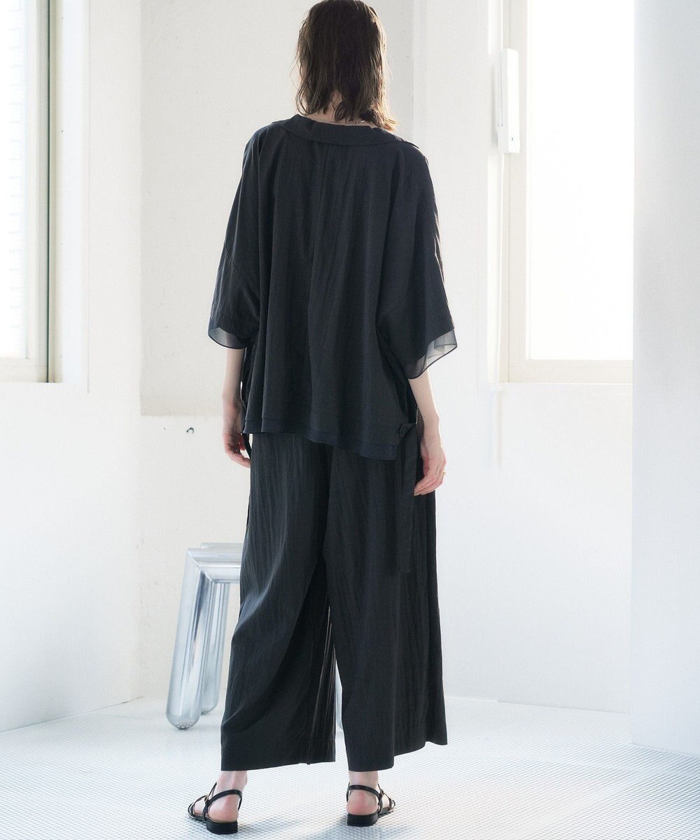 YECCA VECCA 【UVカット/遮熱/接触冷感】COOLタックワイドパンツ 