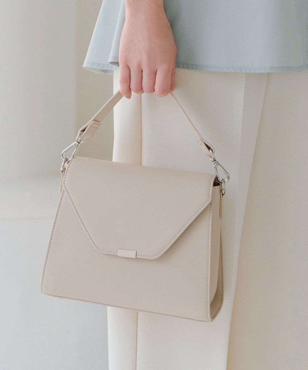 Tiaclasse 【安田美沙子さん着用・4way /2TYPEハンドル】パールチェーン付きハーフフォーマルミニバッグ 