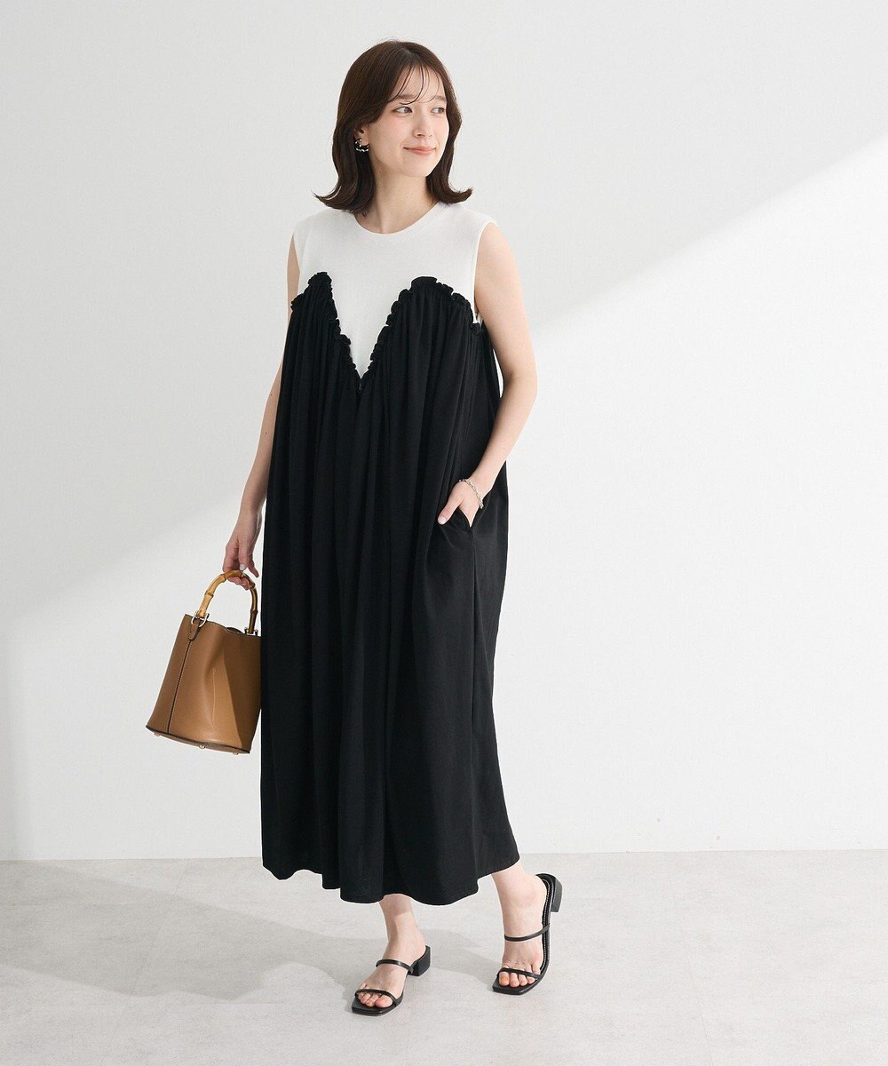 Green Parks ・ＳＵＧＡＲ　ＳＰＯＯＮ　ギャザーノースリーブワンヒ 