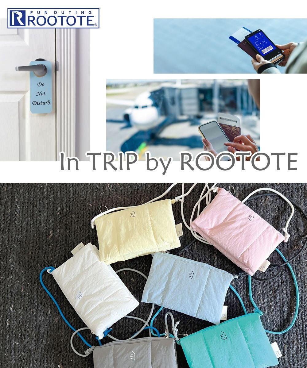 ROOTOTE 1116【ファスナー開閉】EU.サコッシュ.イントリップ-A 
