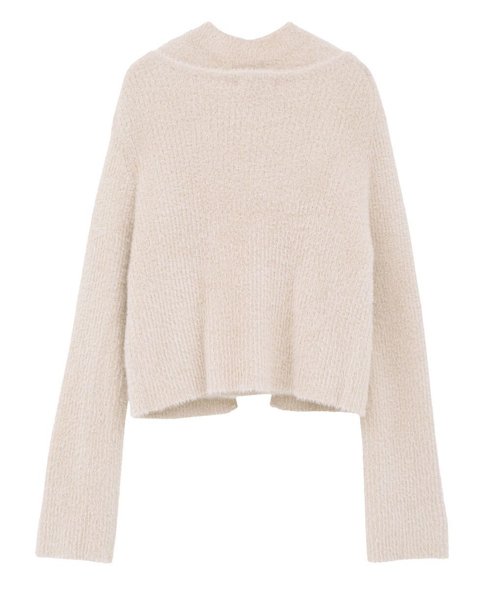 earth music&ecology SET2点チャーム付きシャギーニット＋インナー 